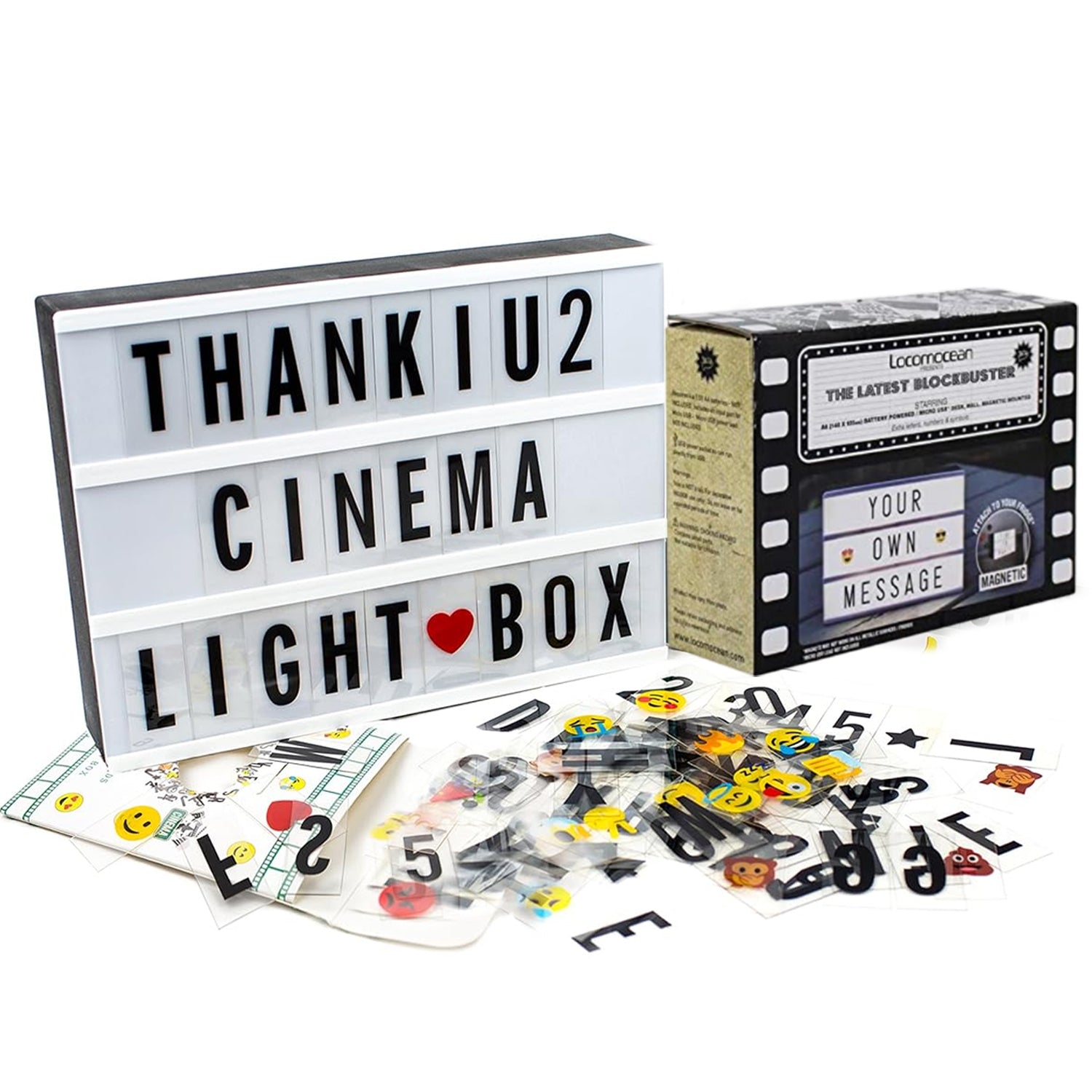 alphabetic glow box alphabetic glow box